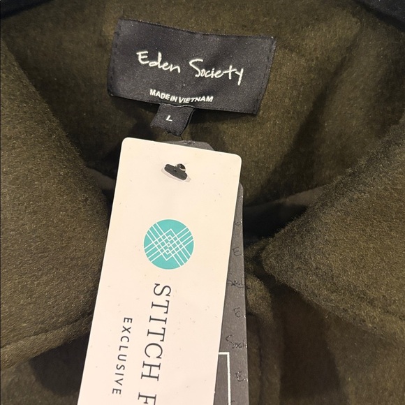 NEW Eden Society (Stitch Fix Exclusive) Womens Button Down Jacket Large - Picture 3 of 5